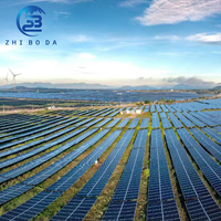 Sistema di Montaggio a Colonna Singola Sicuro per Installazione a Terra, Facile Installazione, Struttura Solare Agricola Zincata a Caldo Progettata per Centrali Elettriche