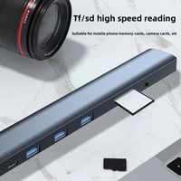 Hub USB C 10-in-1: 4K, 100W PD, 3 USB 3.0, Pembaca SD/TF, Ethernet - Stasiun Docking Universal untuk MacBook/Dell/HP/Lenovo
