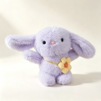 Peluche Lapin Mignon Kawaii, Mini Animal en Peluche, Breloque de Sac, Porte-clés, Pendentif de Sac à Dos, Accessoires