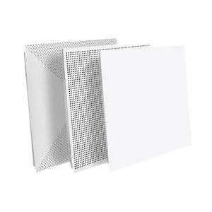 بلاط سقف صناعي مقاوم للحريق 60×60 من الألومنيوم مطلي بالبودرة بلاط معدني للأسقف مثقب للأسقف الفنية - Product Image 1