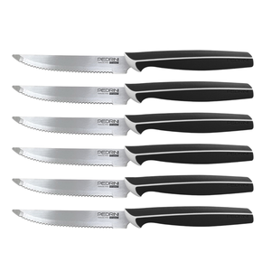 ENSEMBLE DE 6 CUIVRES À STEAK NOIRS MASTER LINE 11,5 CM - Product Image 1