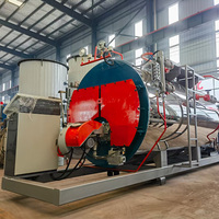 Ketel Uap Industri Berbahan Bakar Minyak/Gas Efisiensi Termal Tinggi Umur Pakai Panjang 0.5-20ton/jam untuk Pengeringan Kain Tekstil