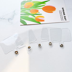 คลิปหนีบแบบแขวนรูปสี่เหลี่ยมโปร่งใสพร้อมวงแหวนโลหะ ออกแบบมาเพื่อแขวนบัตรประจำตัว คลิปหนีบโทรศัพ<span class=keywords><strong>ท</strong></span>์ ป้ายชื่อพนักงาน ฯลฯ - Product Image 3