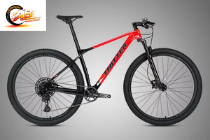 Bicicleta de Montaña Twitter de Fibra de Carbono, 24 Velocidades, 29 Pulgadas, Frenos de Disco Hidráulicos, Asiento Cómodo, <span class=keywords><strong>Pedales</strong></span> Ordinarios para Adultos - Product Image 6