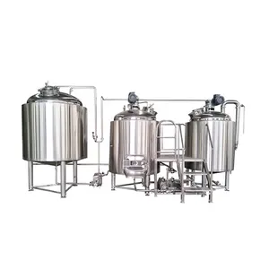 Turnkey Project Of Brewery 50L 500L 1000L Whole Set Brewery Equipment Beer machine automatic