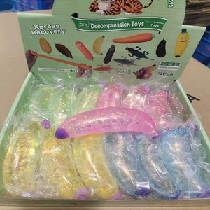 Wholesale Aurora Maltose 16cm Banana <b>Squishy</b> Toy TPR Portable Stress Relief Squeeze Gift for Kids and Adults - Product Image 3