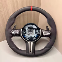 Volant de voiture en cuir pleine fleur M-Sport le plus vendu pour BMW X1 X2 X3 F30 F10 F21 F22 F15 F16 F45 F32 E70 E90, modèle Plug and Play