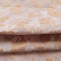 Tissu jacquard à motif de stamine, 100% polyester, 190 g/m², doux pour la peau et confortable, personnalisé en usine, pour vêtements féminins