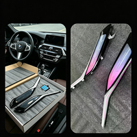Pour BMW Série 3 G20 G28 / Série 4 G22 G26, éclairage intérieur en cristal 64 couleurs, éclairage d'ambiance LED pour l'intérieur, kit de rétrofit