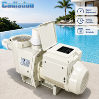 Pompe de piscine à vitesse variable à commande intelligente de style Pentair, pompe de filtration de piscine à eau de mer réglable