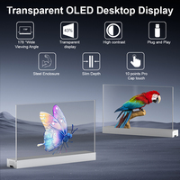 Écran OLED alternatif au film transparent LED pour la publicité en vitrine