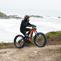 Moto tout-terrain électrique hybride 2026 avec pneus larges pour adultes, E-Moto de trail à assistance au pédalage à couple élevé, Dirt Bike