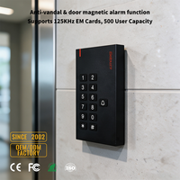 Système de contrôle d'accès aux portes, clavier, lecteur de carte RFID 125kHz EM, entrée sans clé, 500 utilisateurs, code PIN, serrure électrique