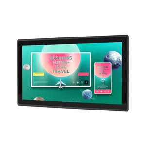 VESA Nhúng 12V DC Màn Hình Rộng Monitor Wifi Lcd Màn Hình Cảm Ứng Màn Hình 15.6Inch Cho Trò Chơi Video Phòng Buffet Bảng