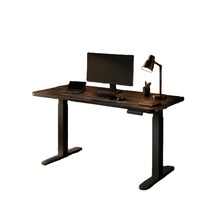 Bureau électrique silencieux en bois AOR, double usage, assis-debout, pour le travail, l'apprentissage et l'informatique, extensible, facile à assembler