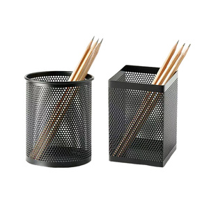 <span class=keywords><strong>Porte</strong></span>-stylo carré en maille métallique, pour <span class=keywords><strong>crayon</strong></span> - Product Image 2