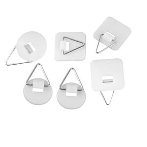 स्क्वायर आकार प्लास्टिक प्लेट हैंगर चित्र फांसी हुक - Product Image 2