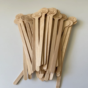 المتاح يمكن تخصيص خشبية رسمت شعار النمامون مع شكل مربع/جولة/مجداف رئيس القهوة النمامون خشب مصنوع حسب الطلب - Product Image 4