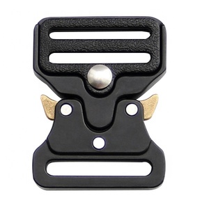 25mm 26mm men webbing strap use metal alloy high level adjustable tactic military army interlocking belt buckle custom