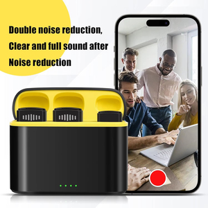 Mini micrófono de solapa portátil nuevo del fabricante, conector tipo C, reducción de ruido inalámbrica para transmisión en vivo, TikTok, YouTube - Product Image 2