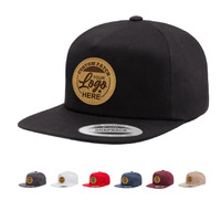 Gorra de Béisbol Premium de Algodón con Visera Plana y Cierre a Presión, Personalizable con Logotipo, Unisex, de 5 Paneles, Estilo Deportivo y Urbano, Venta al Por Mayor