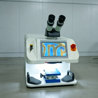 Machine de soudage laser YAG professionnelle mini encastrée 100W/200W Weihong à refroidissement par eau haute rigidité