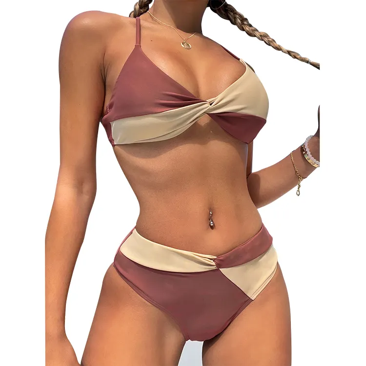 Fitness Bade bekleidung Old Hot Sexy Girl Wallpaper Bikini Cirss Cross String Bikini für Frauen Swim Wear