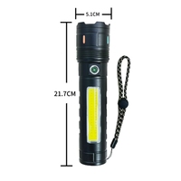 Nouvelle lampe torche LED portable à longue portée, haute puissance, pour l'extérieur, d'urgence, rechargeable, lampe torche LED portable