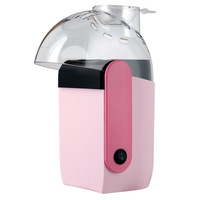 Machine à Popcorn Portable Faible en Gras Facile à Utiliser avec Couvercle Transparent pour Magasin de Proximité