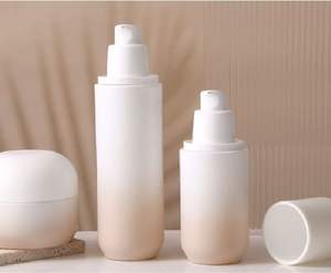 Botol Kaca Foundation Cair Premium 30ml dengan Desain Kustom Hot Stamping dan Penyegel Semprot untuk Pemilik Merek - Product Image 1