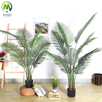 Arbre Bonsaï en plastique durable pour intérieur, palmier Areca artificiel imperméable, décoration d'intérieur, plantes artificielles imperméables, verdure