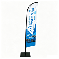 Drapeau à lame personnalisé avec logo, bannière en fibre de verre, impression par transfert thermique, drapeau plume durable