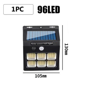 Outdoor Solar Lamp Waterproof Motion Sensor <strong>Security</strong> <strong>Lighting</strong> LED Solar Street Lights - Product Image 6
