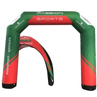 Arche gonflable de taille personnalisable pour les événements en plein air, ligne de départ et d'arrivée, souffleur d'air, produits gonflables publicitaires
