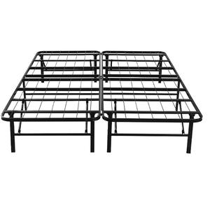 โครงเตียงแพลตฟอร์มโลหะพับได้,ชุดประกอบไม่ต้องใช้เครื่องมือ/กล่องสปริงทดแทน/เสียงเงียบ-คู่ - Product Image 6