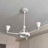 Lustre en plâtre de fer de style nordique américain français pour salon et salle à manger