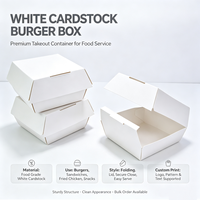 Boîtes à hamburgers personnalisées, boîte d'emballage en carton pour hamburgers de qualité alimentaire, conteneur imprimé pour restauration rapide