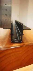 Lampada a binario magnetico a LED da incasso 2.5mm profilo in alluminio 2 3 4 fili-guida per lampada a binario magnetico flessibile - Product Image 4