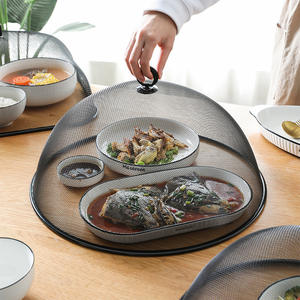 Cubierta Rectangular Plegable de Hierro Forjado para Verduras, con Clip, a Prueba de Insectos, para Conservar la Frescura, para Cocina, Picnic, Platos y Tazones - Product Image 3