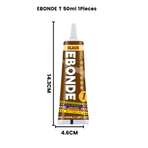 Adesivo per Collegamento Plastica OEM Supportato, 50ML Nero PP PE, per Polipropilene, Polietilene, ABS, PVC, PMMA, EVA, <span class=keywords><strong>Spugna</strong></span> - Product Image 1