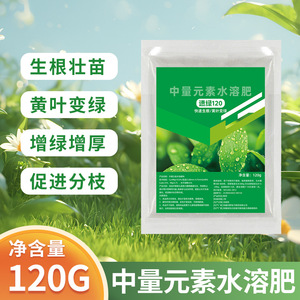 Fertilizante soluble en agua Quick Green 120, 120g, para plantas de frutas y verduras, prevención rápida de hojas amarillas y verdeo rápido - Product Image 4