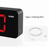 YIZHI Minuterie multifonctionnelle numérique LED Gym Fitness Interval Workouts pour l'intérieur, la maison, le bureau, le yoga, la boxe avec télécommande