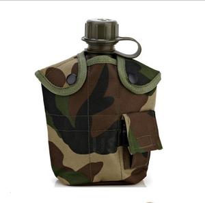 Outdoor Sports & Entertainment 1 Quart Aluminum Cup <b>Kettle</b> US-made Canteen with Pouch Case for Hiking & <b>Camping</b> Use - Product Image 3