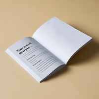 Conception gratuite personnalisée Flyers en papier d'art Brochure à trois volets Manuel d'impression Menus Catalogue Service d'impression de magazines
