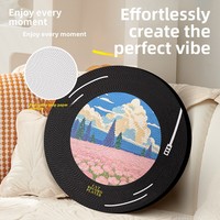 Nouveau grattoir mural vertical rotatif à 360 degrés pour chat, motif dessin animé, résistant aux griffures, motif Palm Tree Sunset