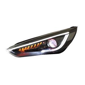 Conjunto de Faros Delanteros Modificados para Ford Focus 15-18, con Luces LED de Circulación Diurna, Intermitentes Dinámicos y Láser, Modelo MK3.5 - Product Image 1