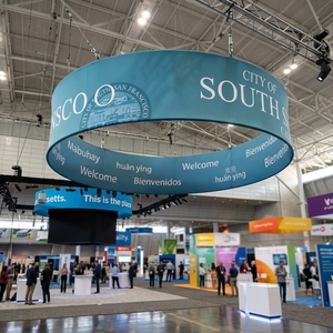 Letreros Colgantes Ligeros para Exposiciones en Centros <span class=keywords><strong>de</strong></span> <span class=keywords><strong>Convenciones</strong></span>, Fácil Instalación en Techo para <span class=keywords><strong>Eventos</strong></span> y Ferias - Product Image 6