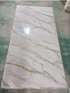 Panneau mural en <span class=keywords><strong>PVC</strong></span> effet marbre, léger et facile à installer, avec revêtement UV, 1220*2800mm, feuille décorative en plastique pierre imperméable pour <span class=keywords><strong>salle</strong></span> <span class=keywords><strong>de</strong></span> <span class=keywords><strong>bain</strong></span> - Product Image 5