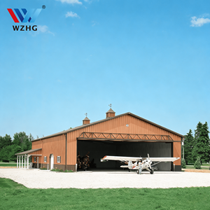 Hangar in Acciaio di Grado Industriale per MRO, Edificio Aeronautico in Acciaio ad Alta Resistenza con Campata Libera per Uso Commerciale - Product Image 1