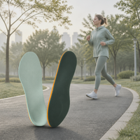 Semelles Confort Sportives Respirantes en Maille, Inserts Amortissants pour la Randonnée, la Marche et la Course sur Sentier